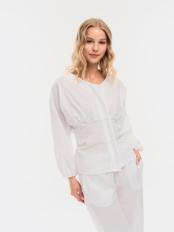Saima Linen Top 4