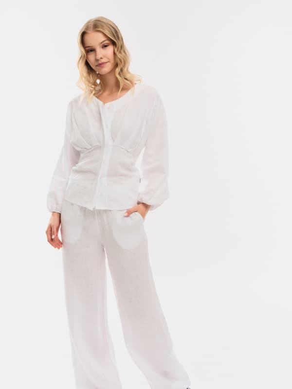 Saima Linen Top 1