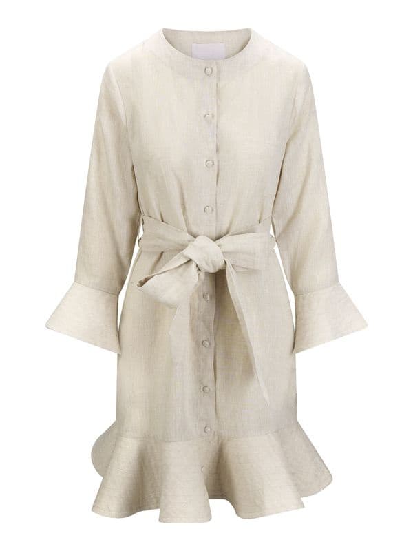Gabrielle Linen Dress 1