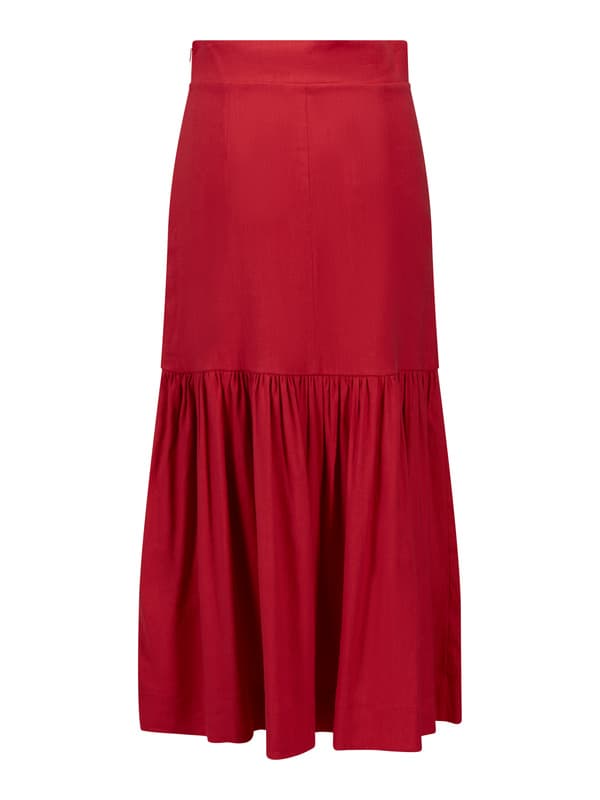 Lill Stretch Linen Skirt 2