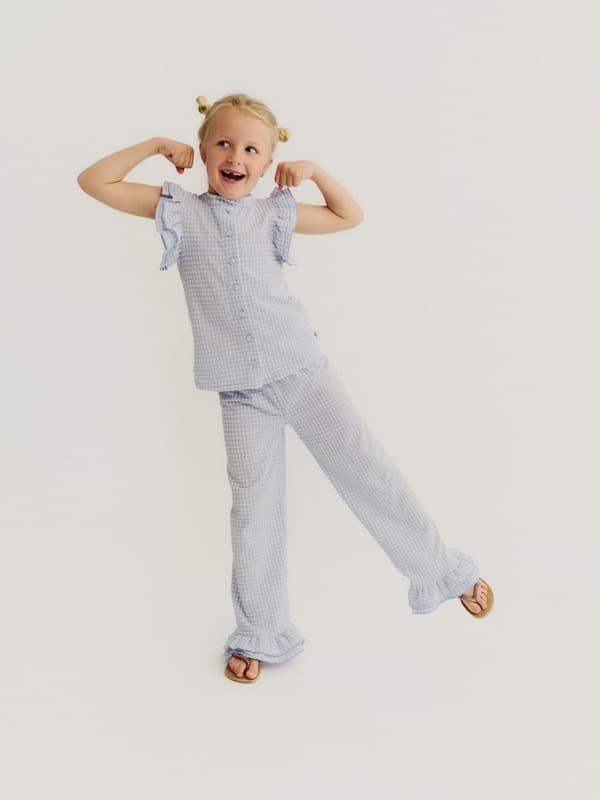 KIDS Zela Crinkle Pants 1