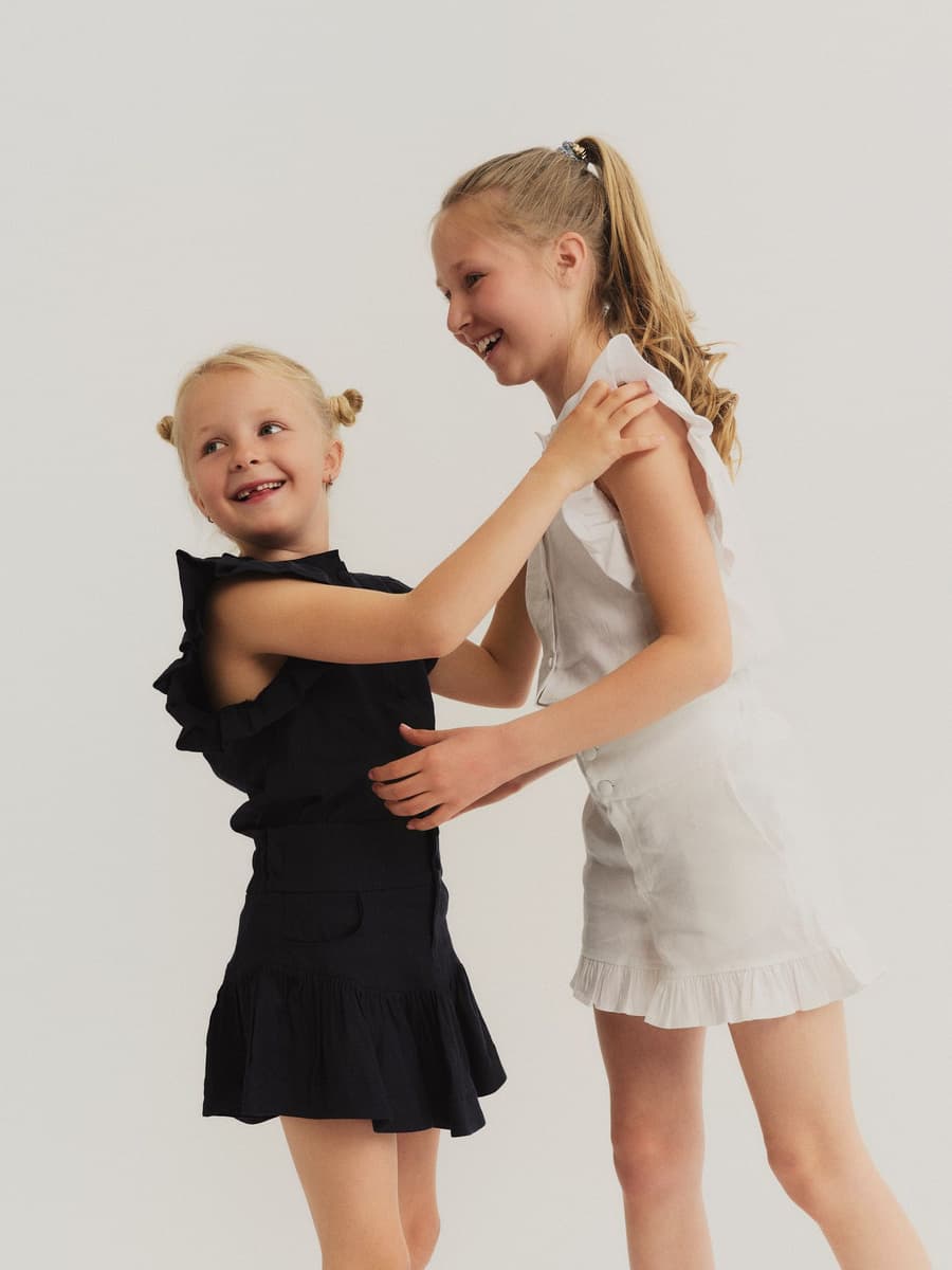 KIDS Malin Stretch Linen Shorts