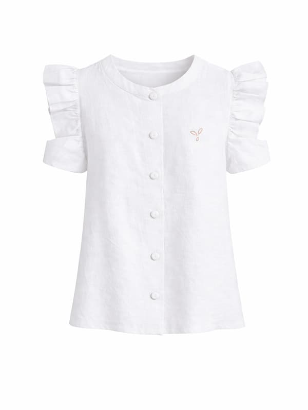 KIDS Paula Stretch Linen Shirt 3