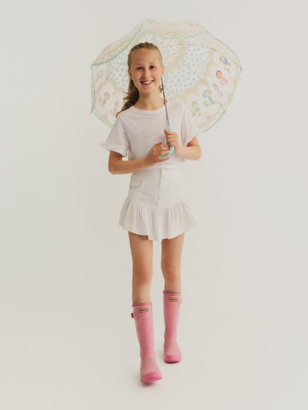 KIDS Nora Stretch Linen Skirt 1
