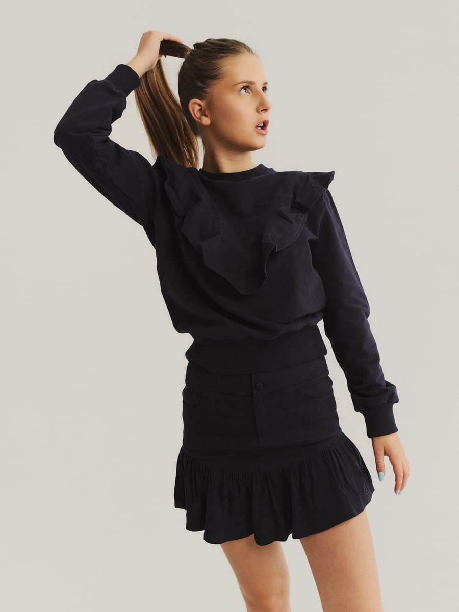 KIDS Nora Stretch Linen Skirt