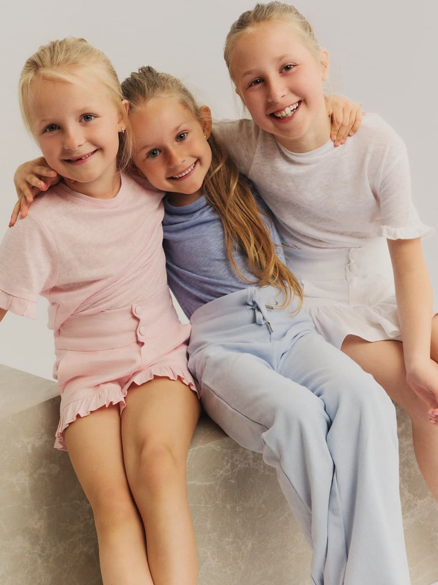 KIDS Lara linen tee