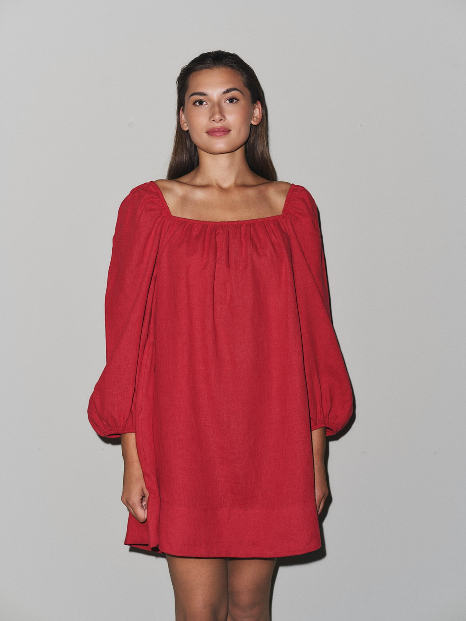 Alma Linen Dress