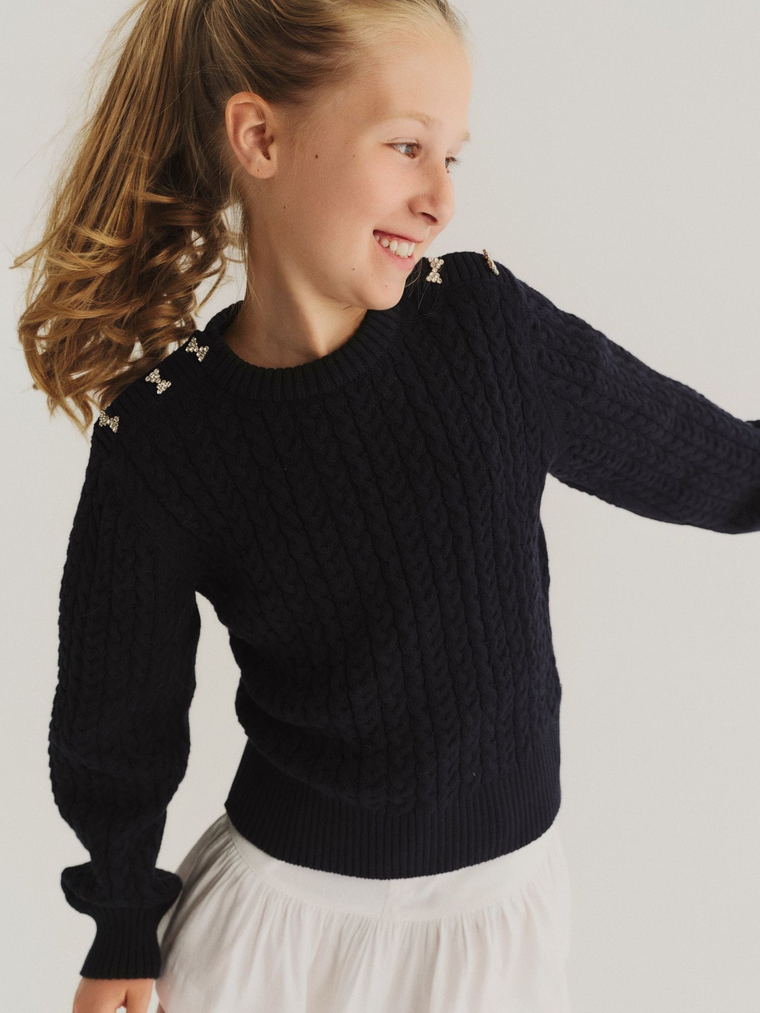 KIDS Bettie Cotton Sweater