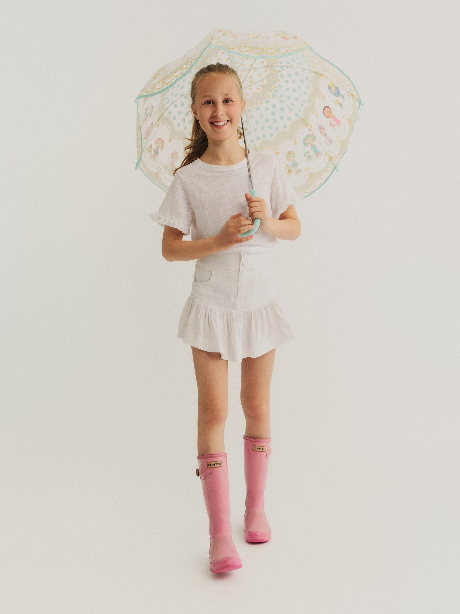 KIDS Nora Stretch Linen Skirt