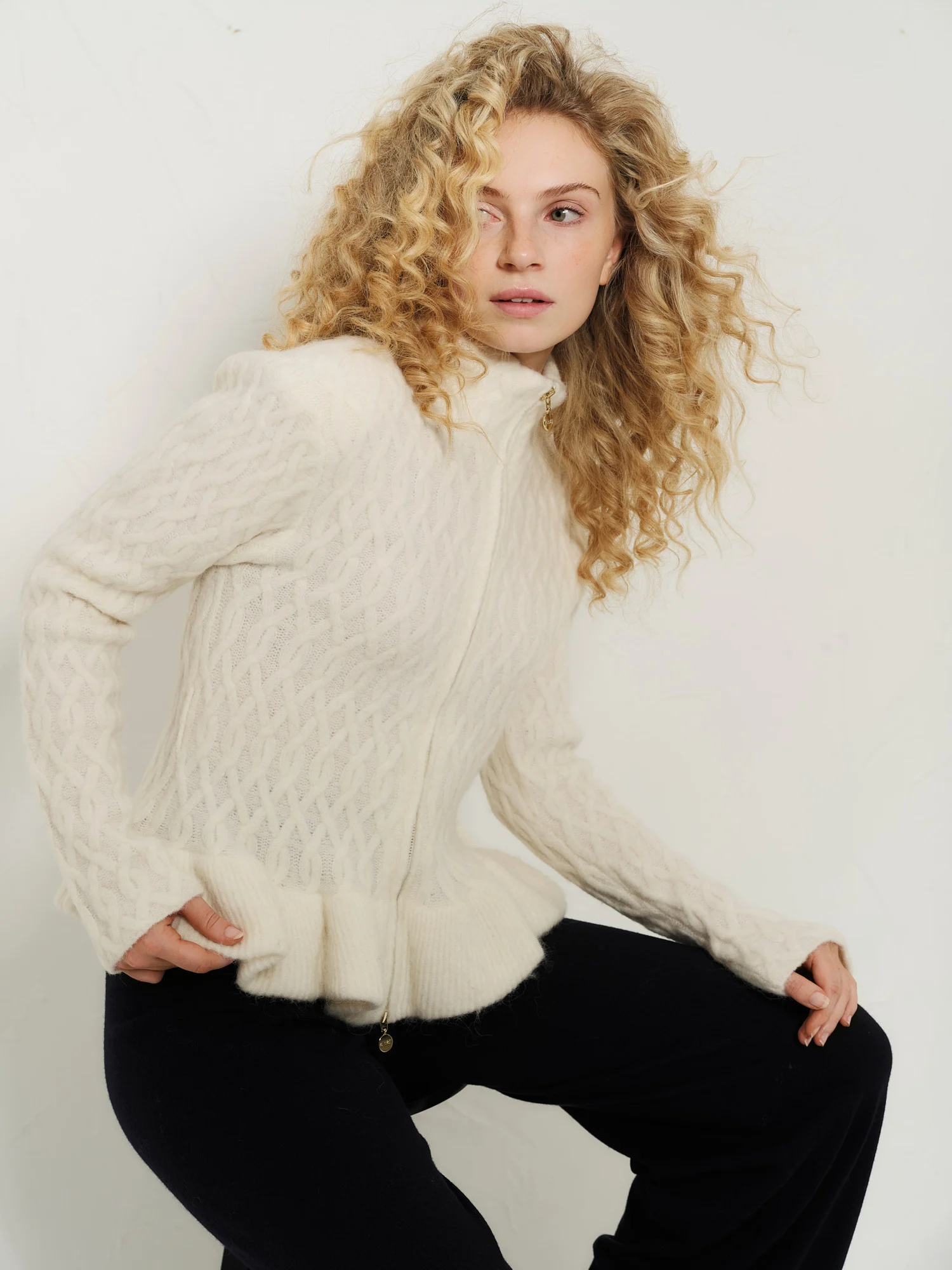 Lene Alpaca Cardigan