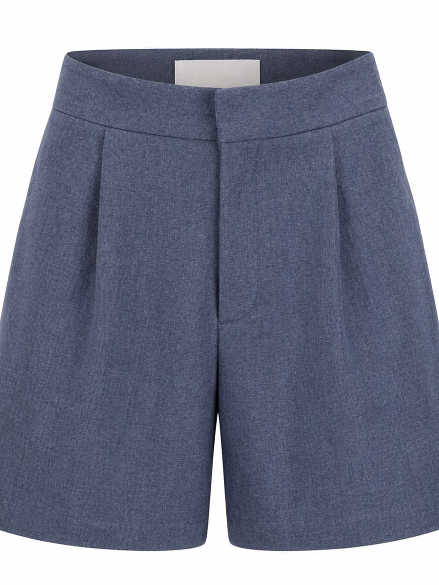 Freya Solid Linen Shorts