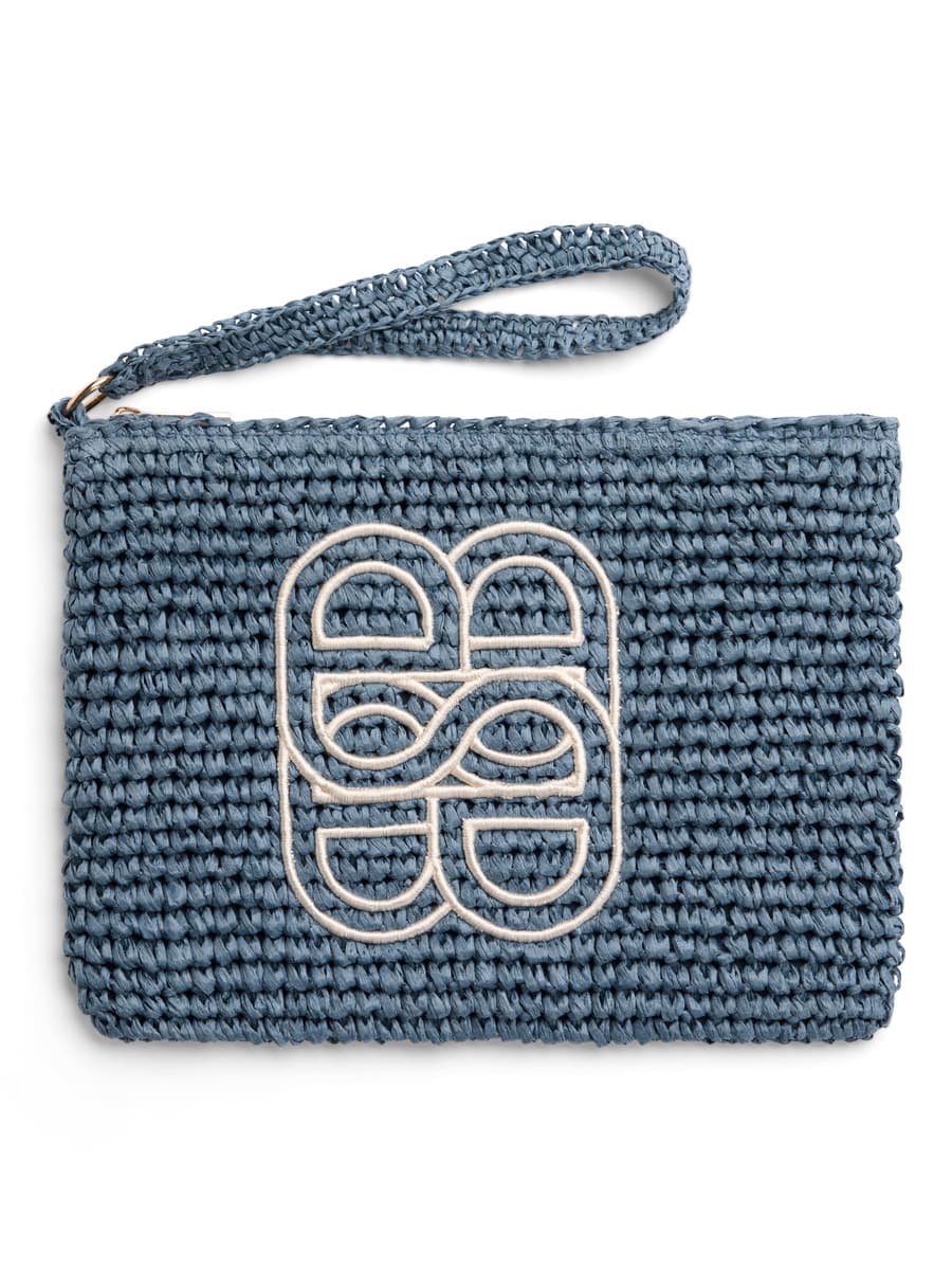 Mim Straw Clutch