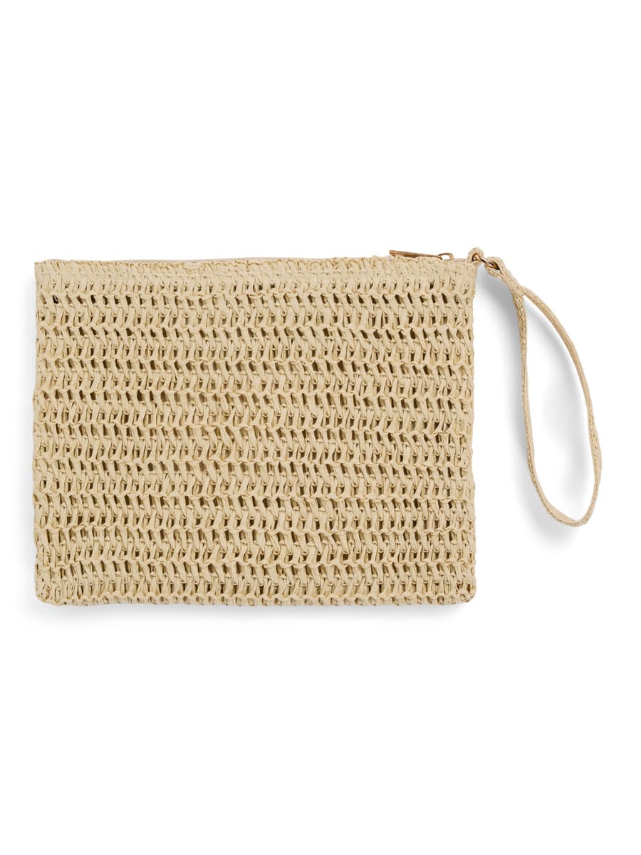 Mim Straw Clutch