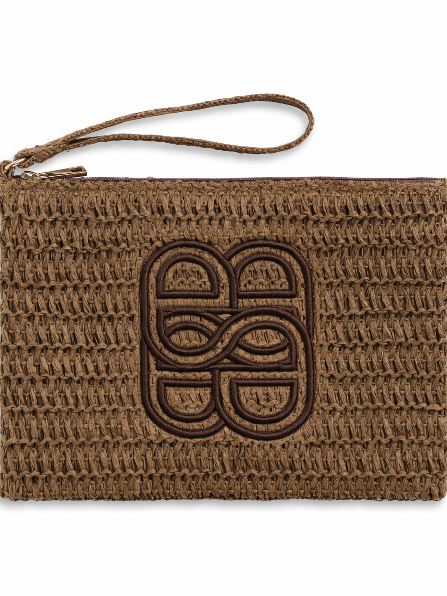 Mim Straw Clutch