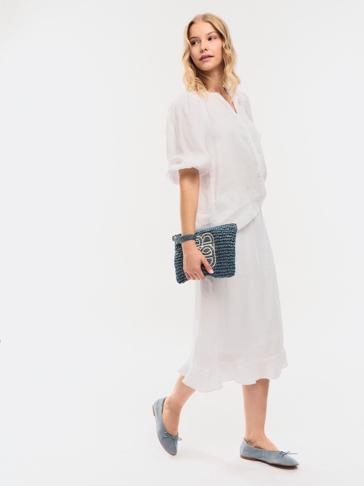 Mim Straw Clutch