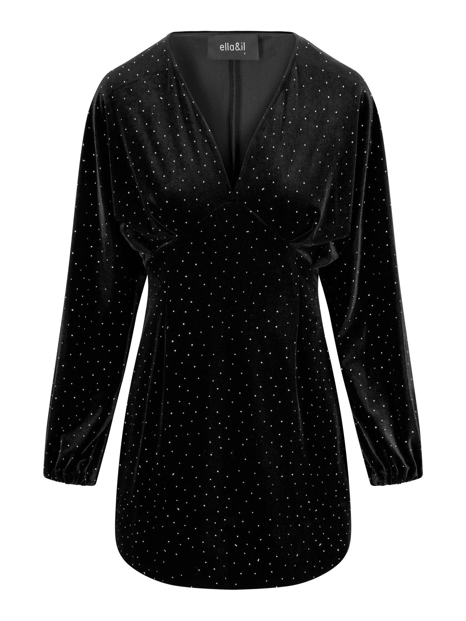 Philo Stud Velour Dress