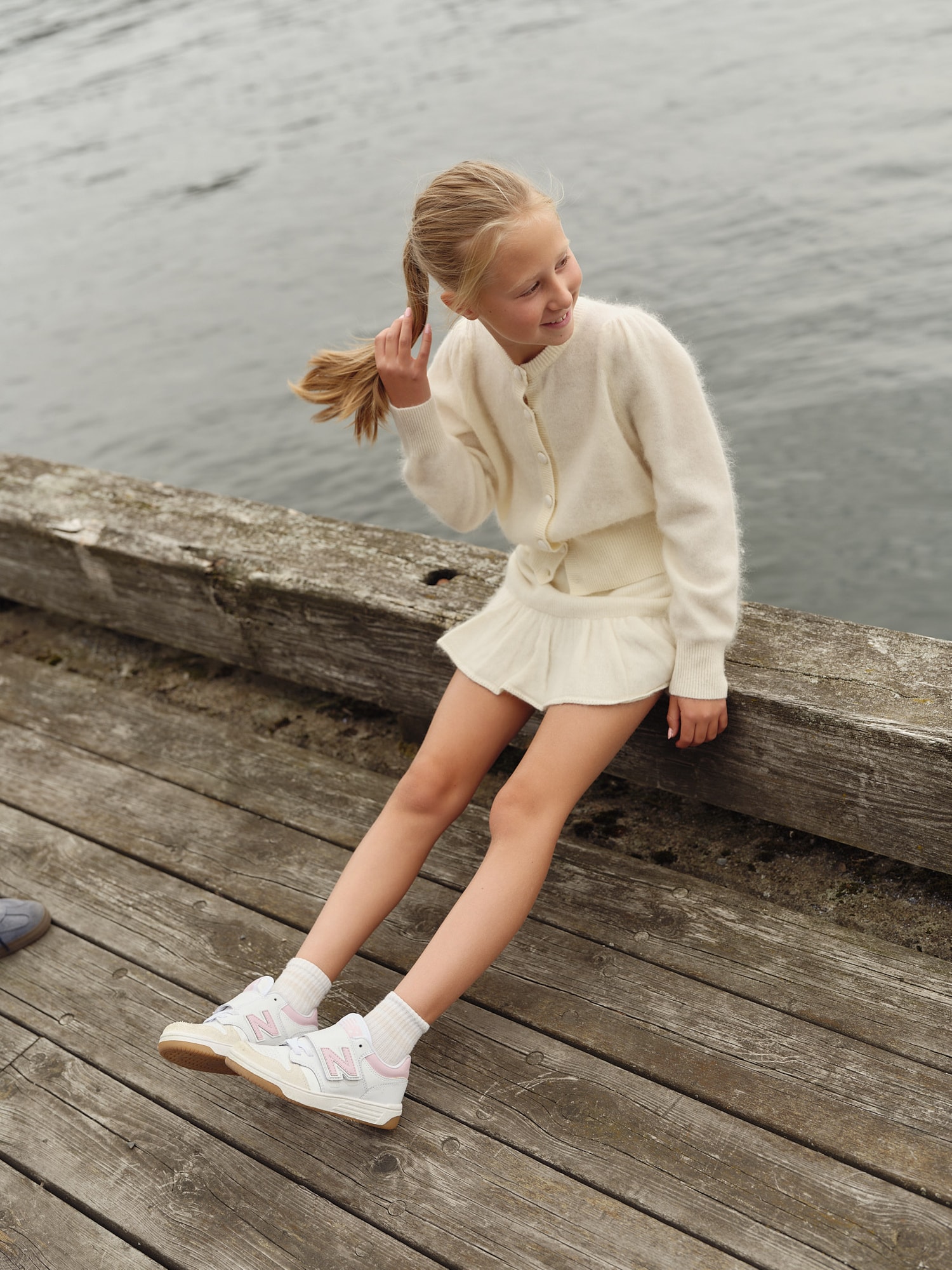 KIDS Sammi brushed skirt