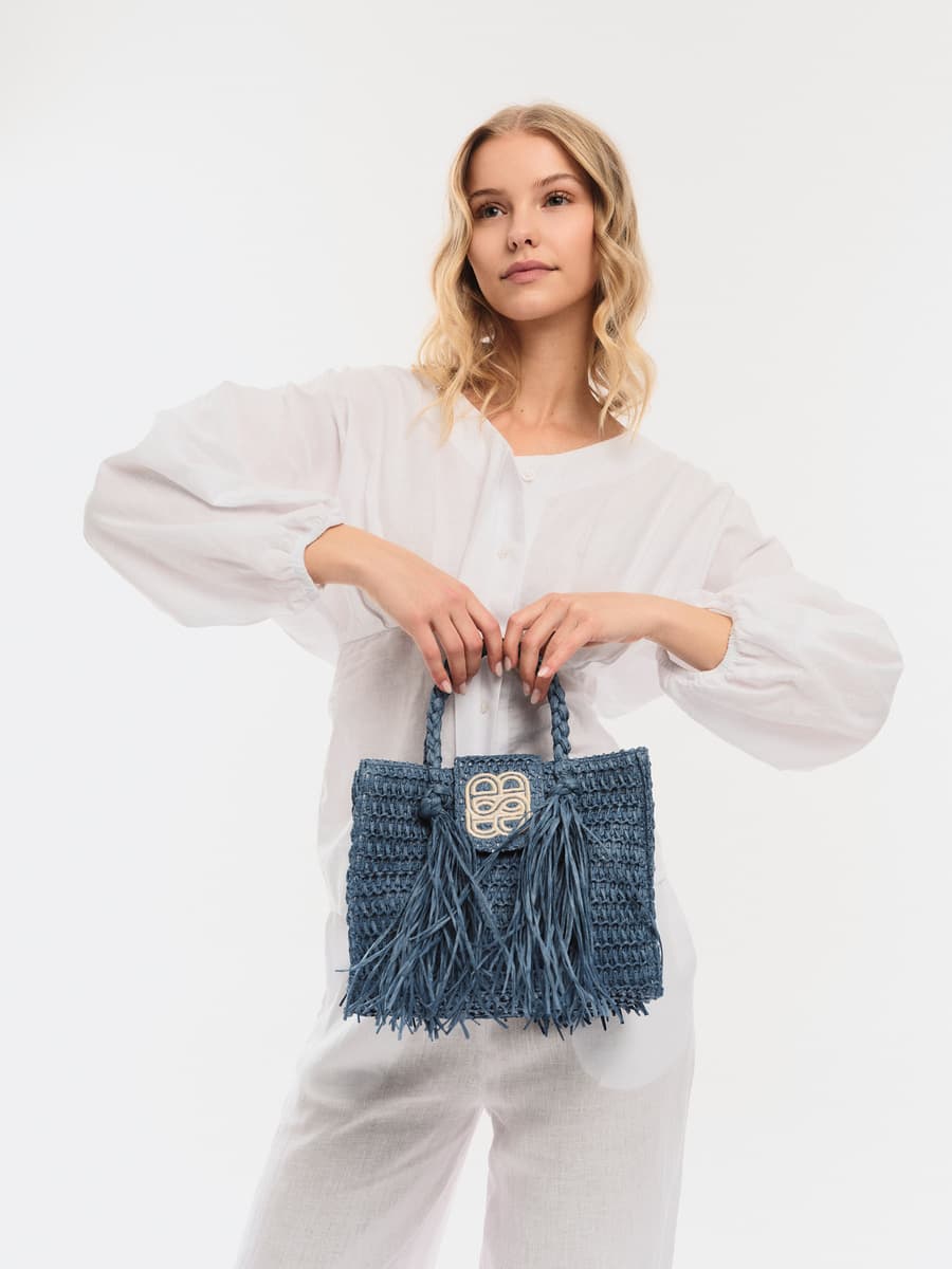 Sigrid Straw Bag