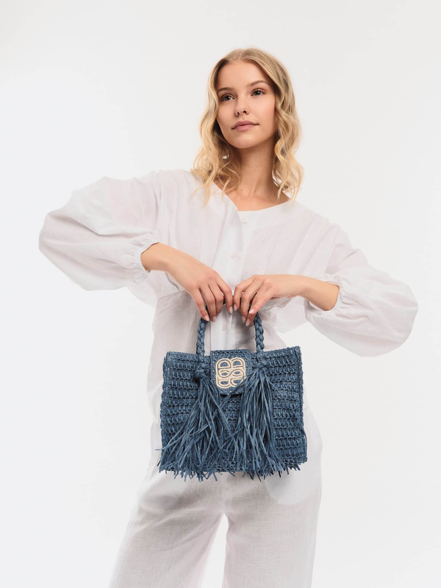 Sigrid Straw Bag