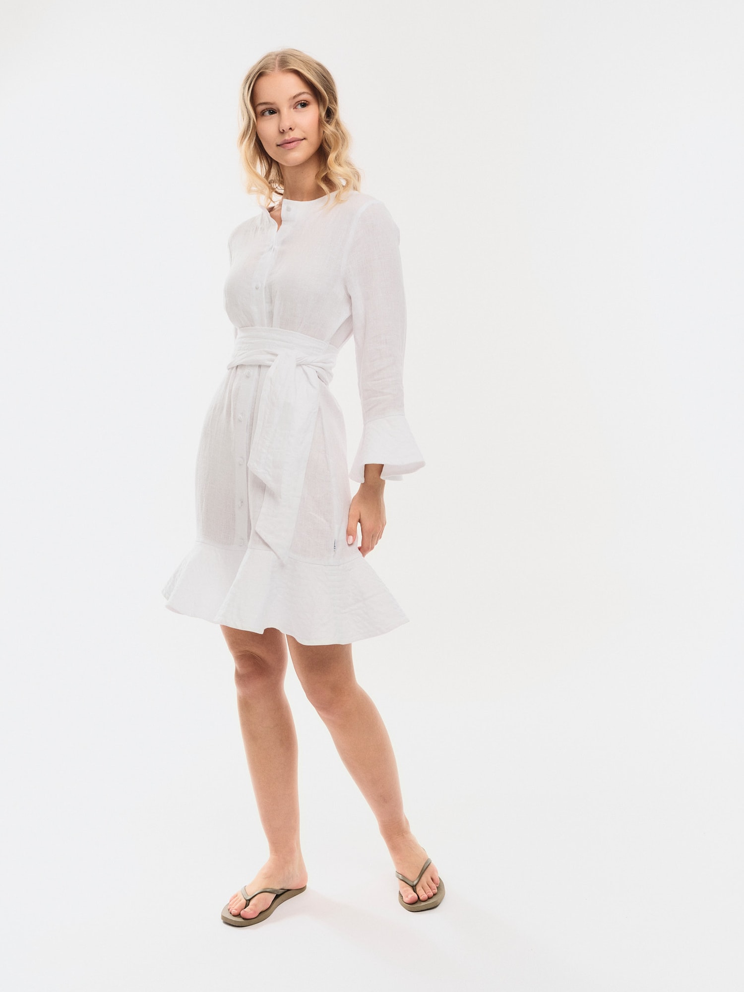 Gabrielle Linen Dress