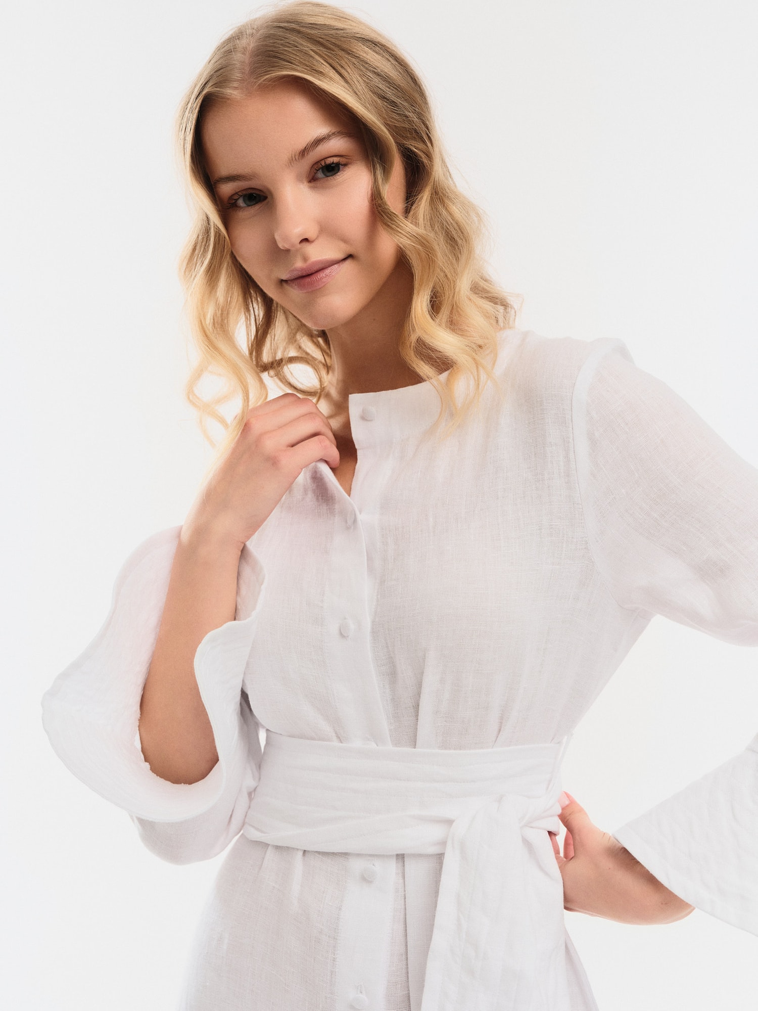 Gabrielle Linen Dress