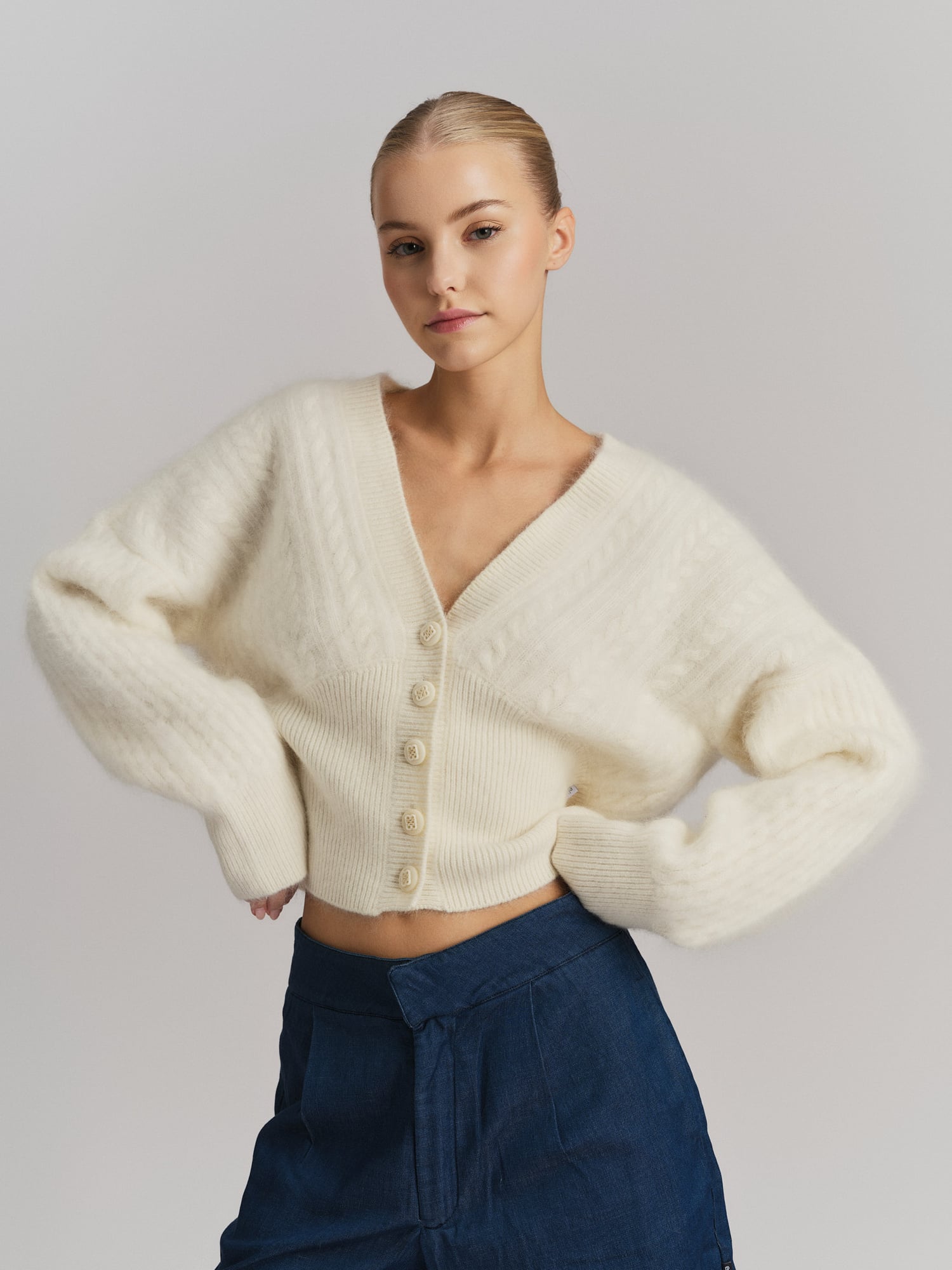 Jenna Brushed Cardigan