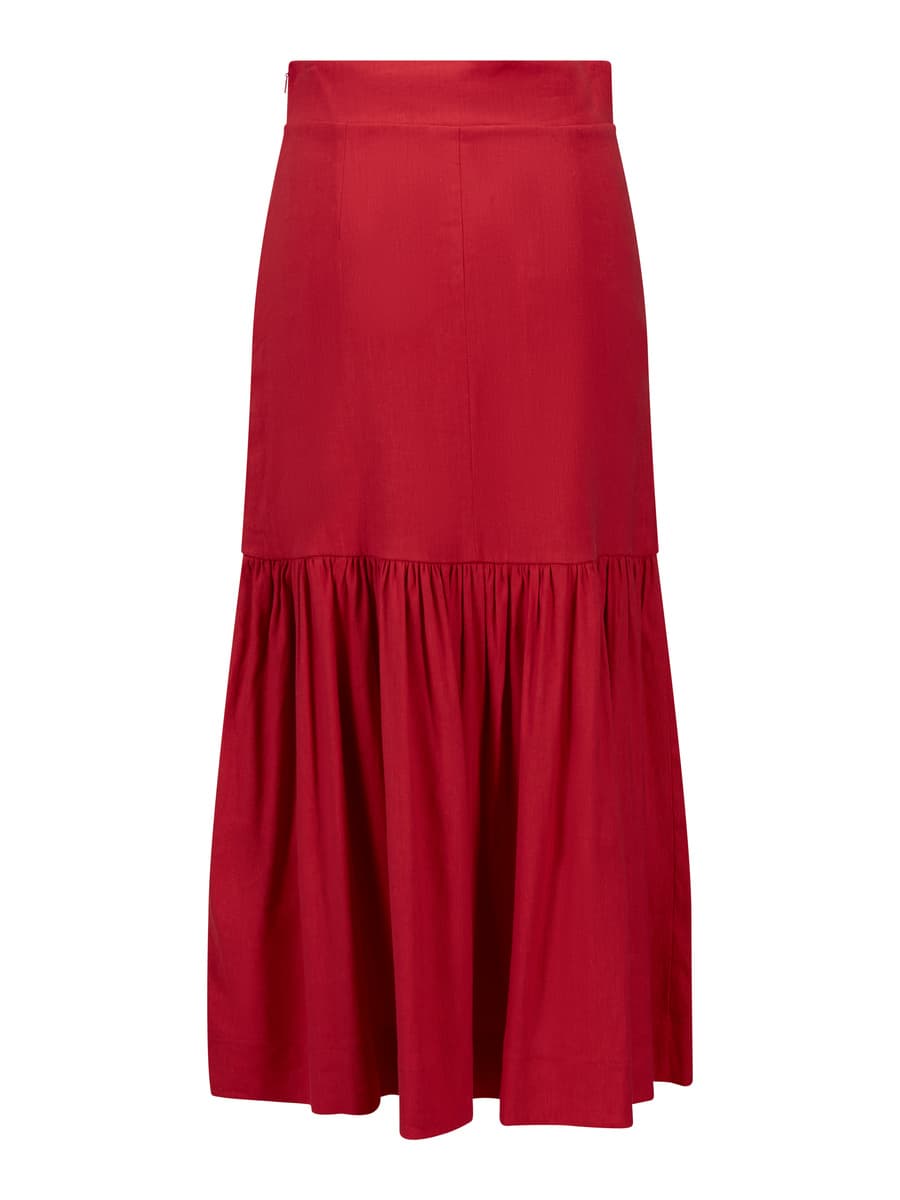 Lill Stretch Linen Skirt