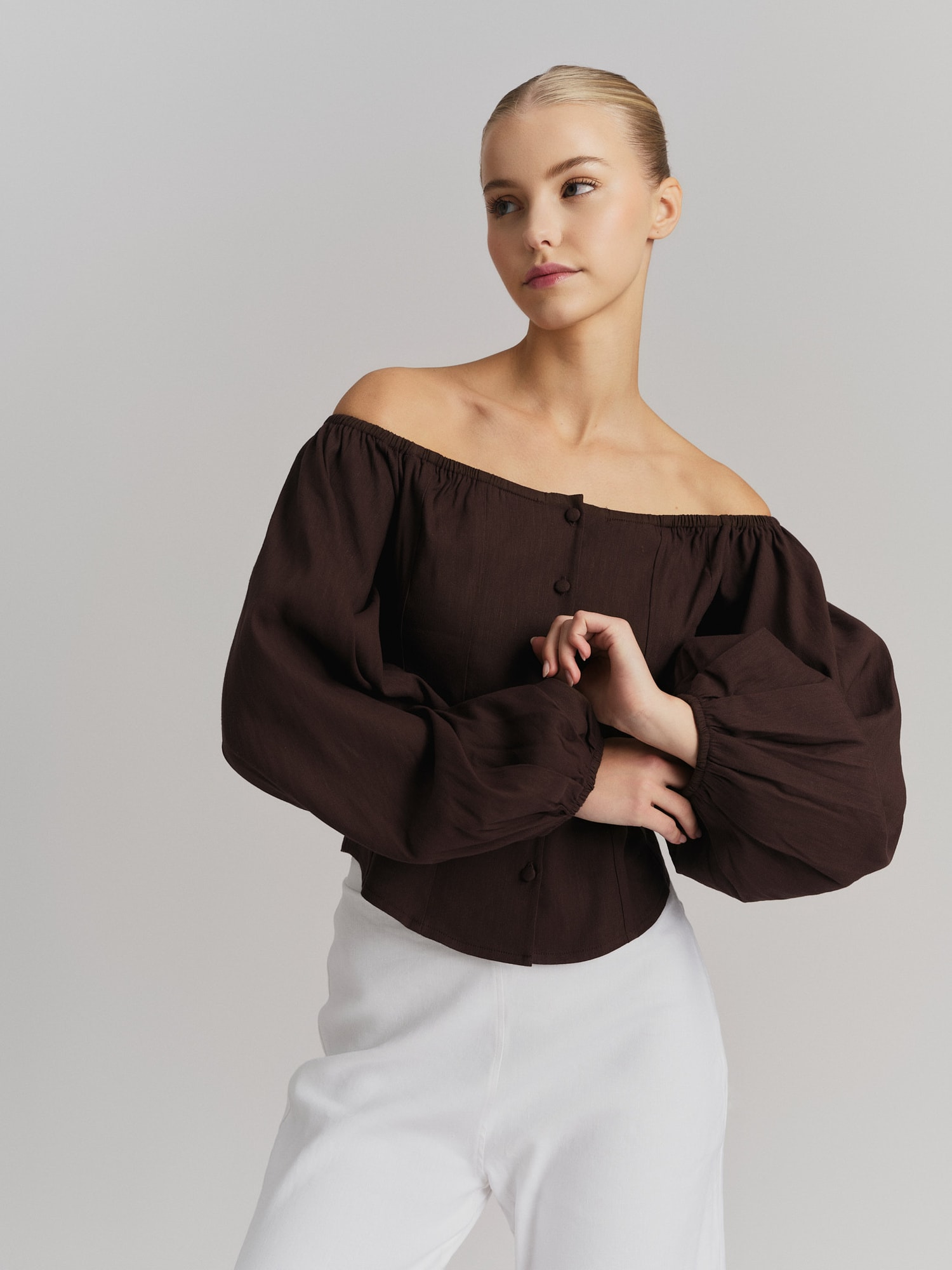 Luiza Stretch Linen Shirt