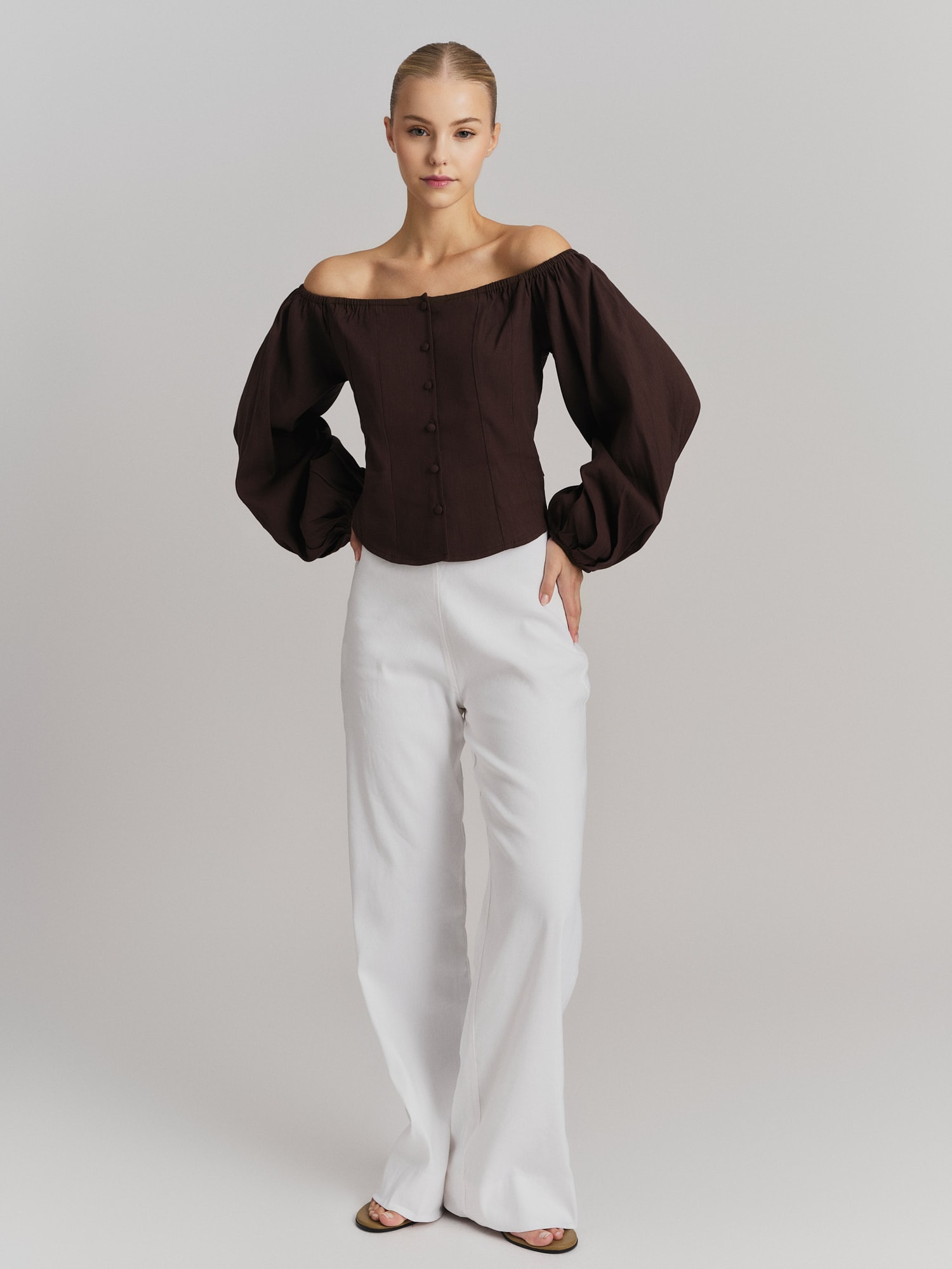 Luiza Stretch Linen Shirt