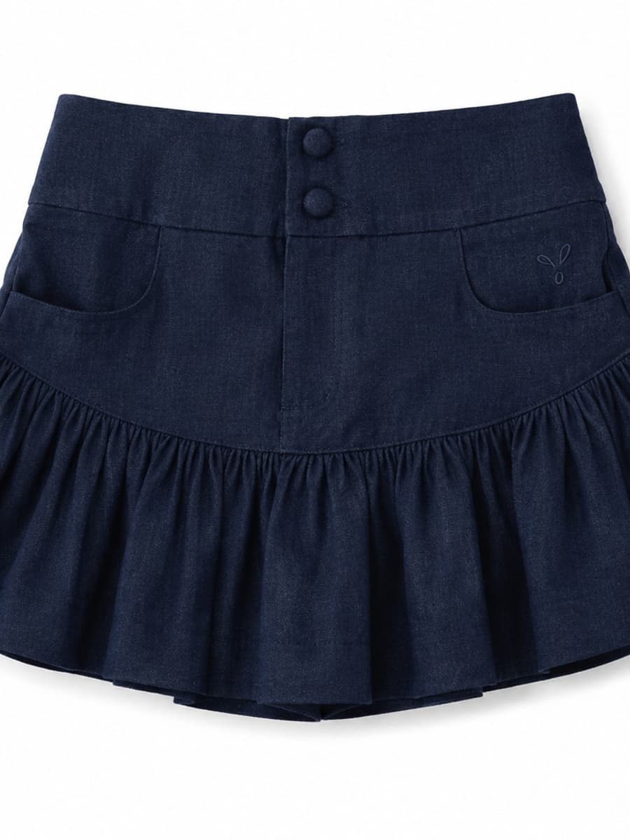 KIDS Nora Stretch Linen Skirt