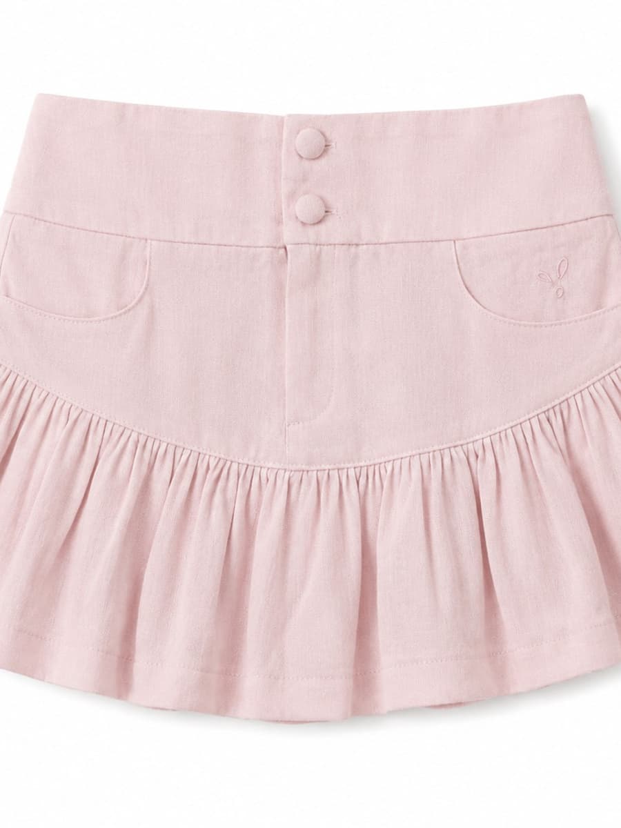 KIDS Nora Stretch Linen Skirt