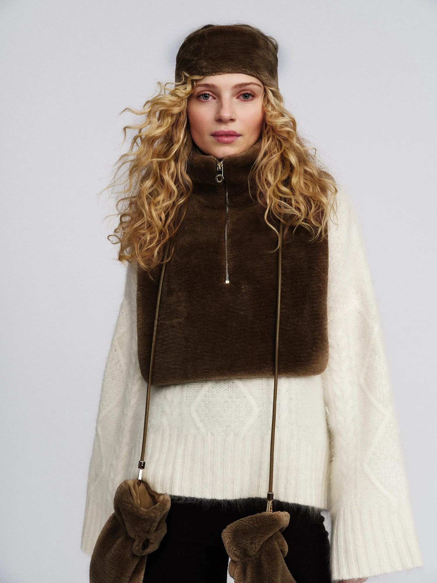 Mie Shearling Headband