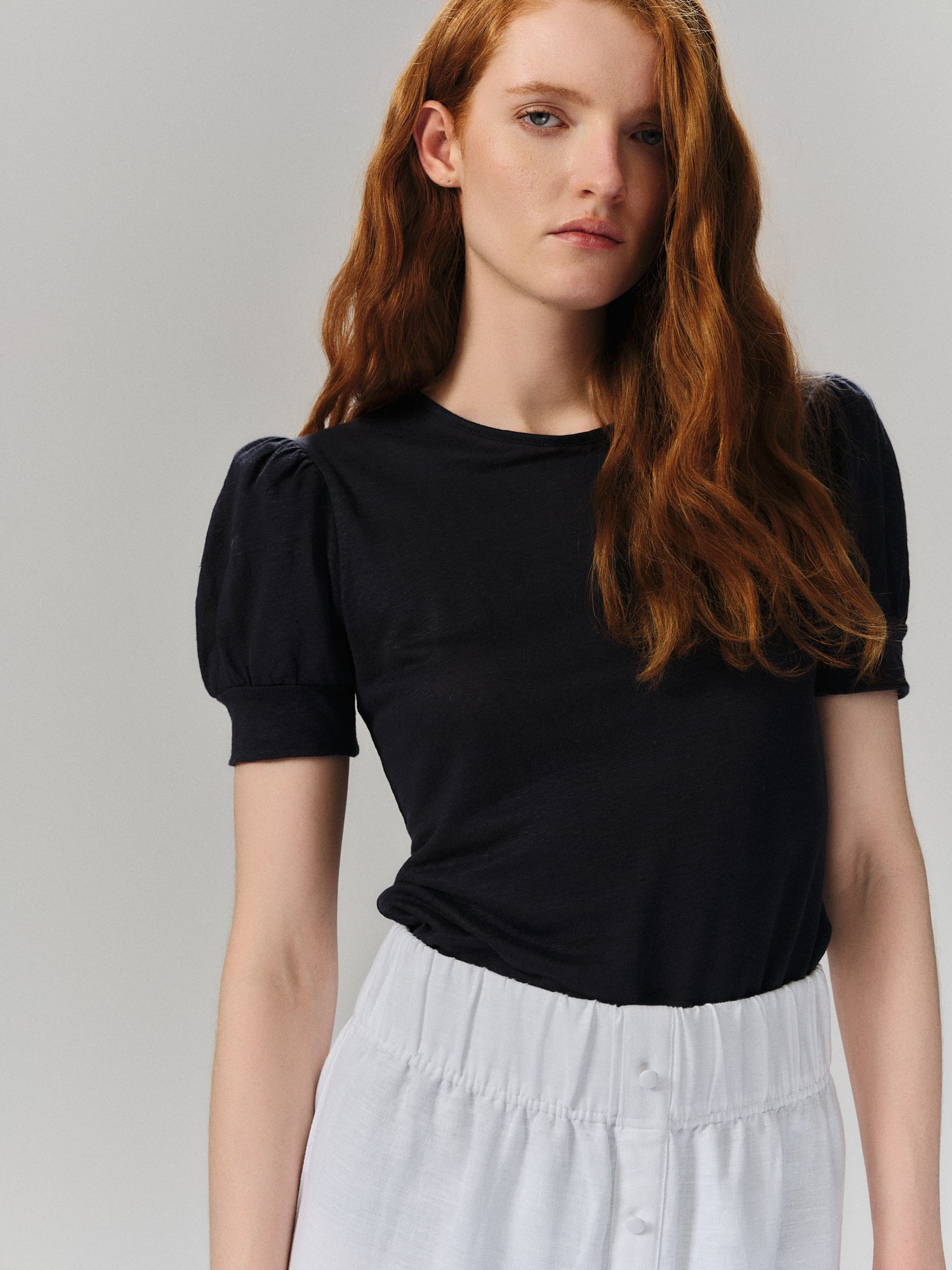 Madeleine Linen Tee